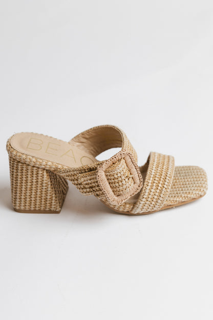 Corey Raffia Heel - FINAL SALE