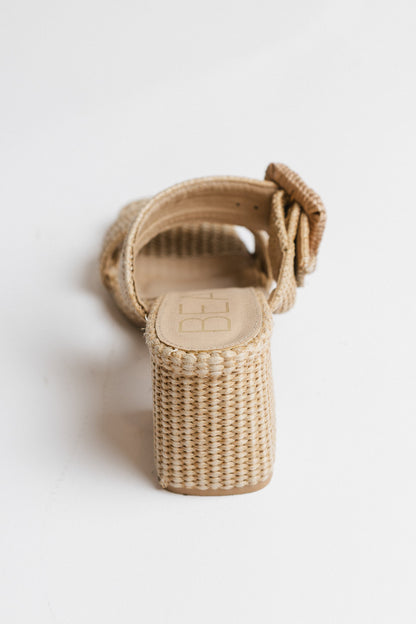 Corey Raffia Heel - FINAL SALE