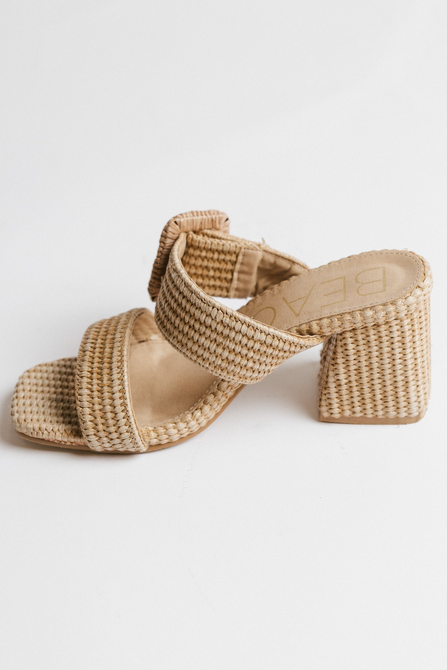 Corey Raffia Heel - FINAL SALE