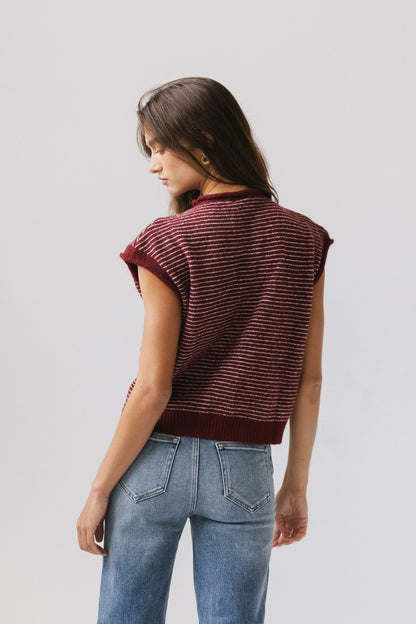 Clark Cardigan in Wine - FINAL SALE