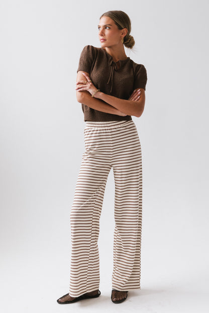 Colby Striped Wide Leg Pants - FINAL SALE