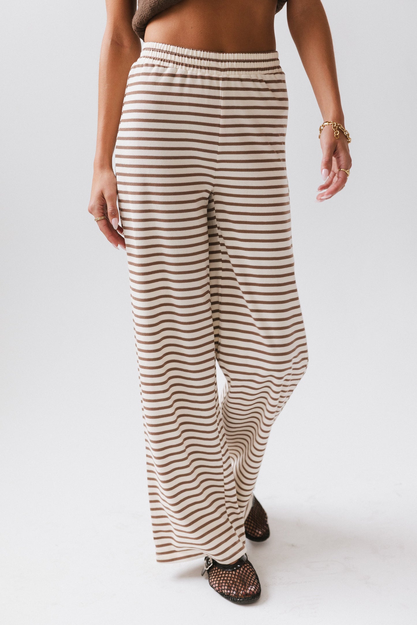 Colby Striped Wide Leg Pants - FINAL SALE