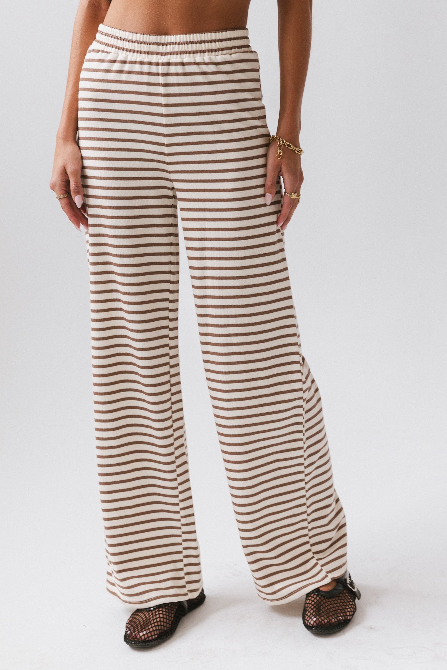 Colby Striped Wide Leg Pants - FINAL SALE