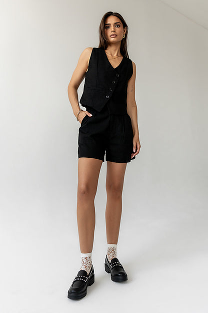 Clara Button Up Vest - FINAL SALE