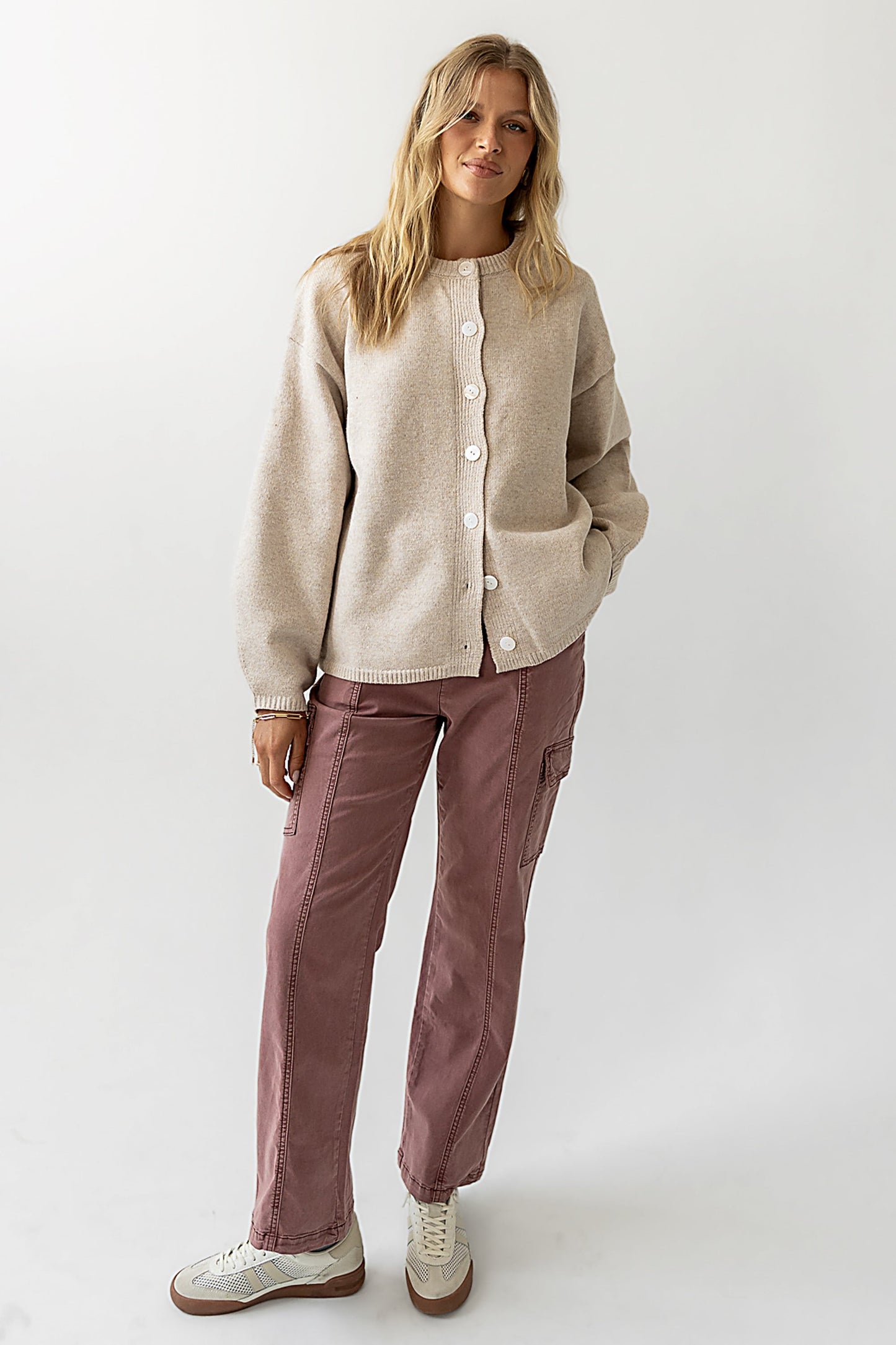 Gracie Straight Leg Pants in Brick - FINAL SALE
