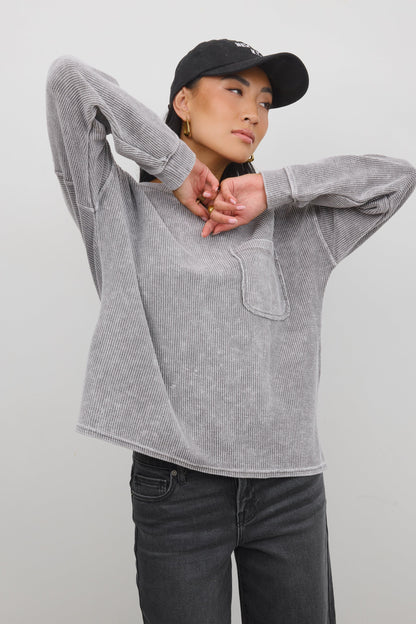 Ellie Oversized Knit Top - FINAL SALE