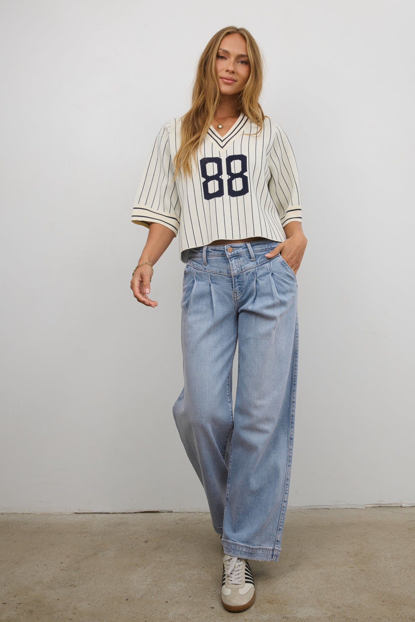 First Base Oversized Sweater - FINAL SALE
