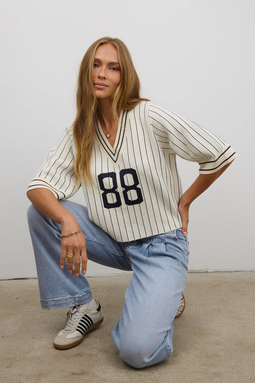 First Base Oversized Sweater - FINAL SALE