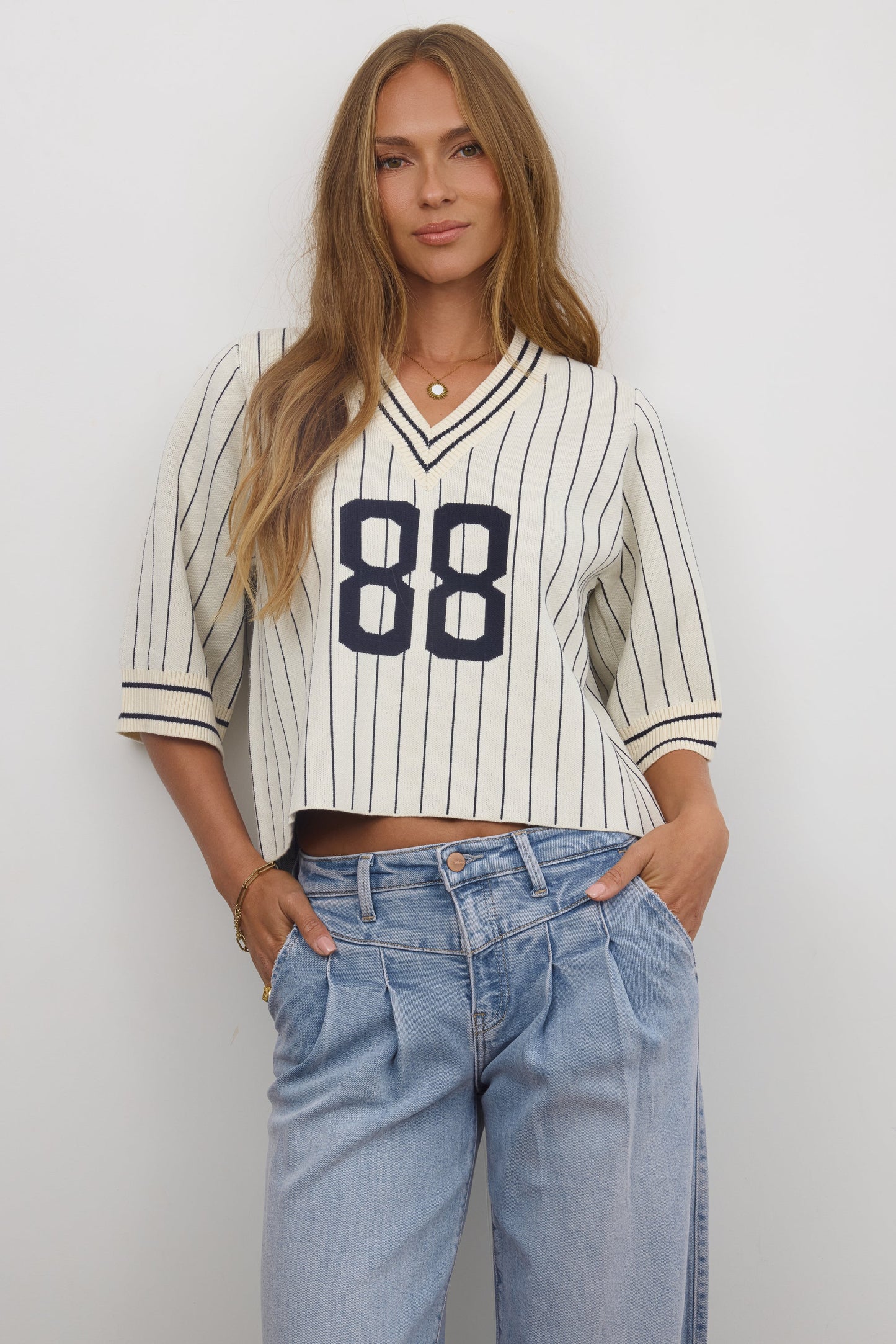 First Base Oversized Sweater - FINAL SALE