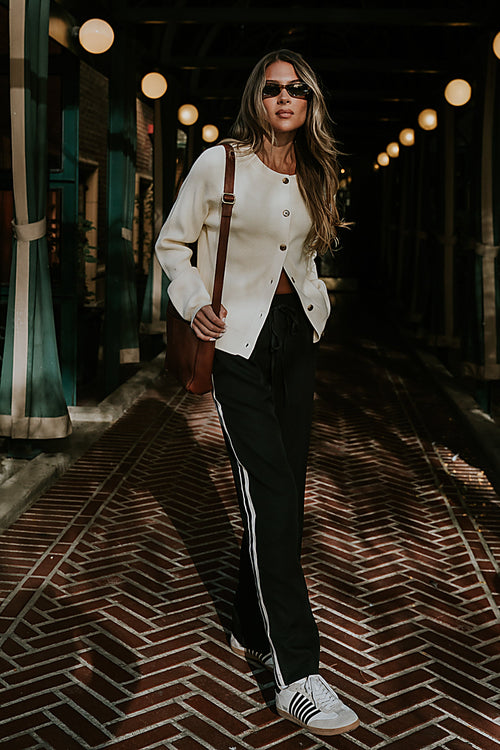 Debbie Ribbed Sweater in Ivory - FINAL SALE