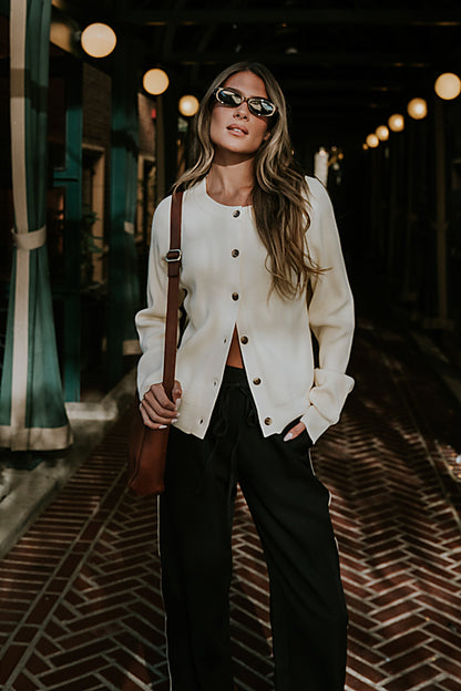 Debbie Ribbed Sweater in Ivory - FINAL SALE