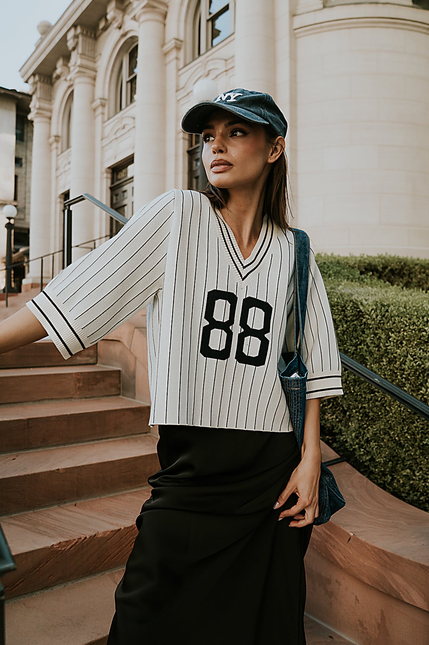 First Base Oversized Sweater - FINAL SALE