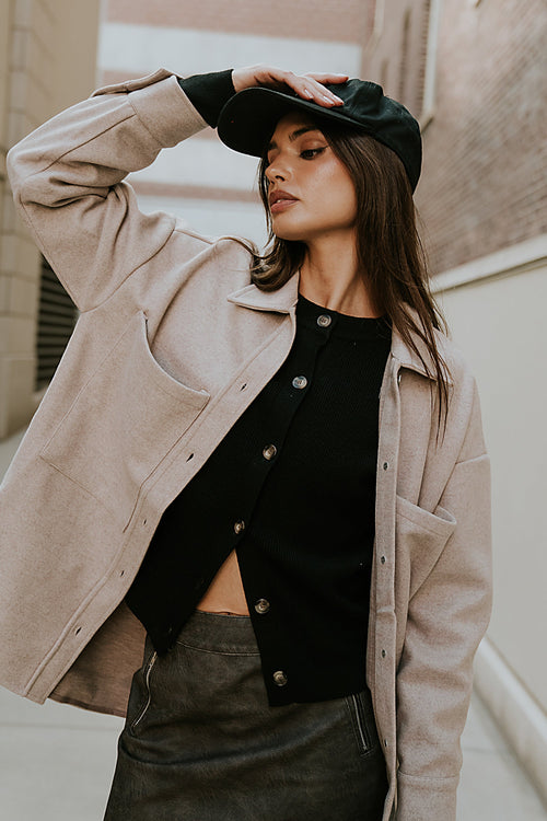 Bennie Oversized Shacket - FINAL SALE