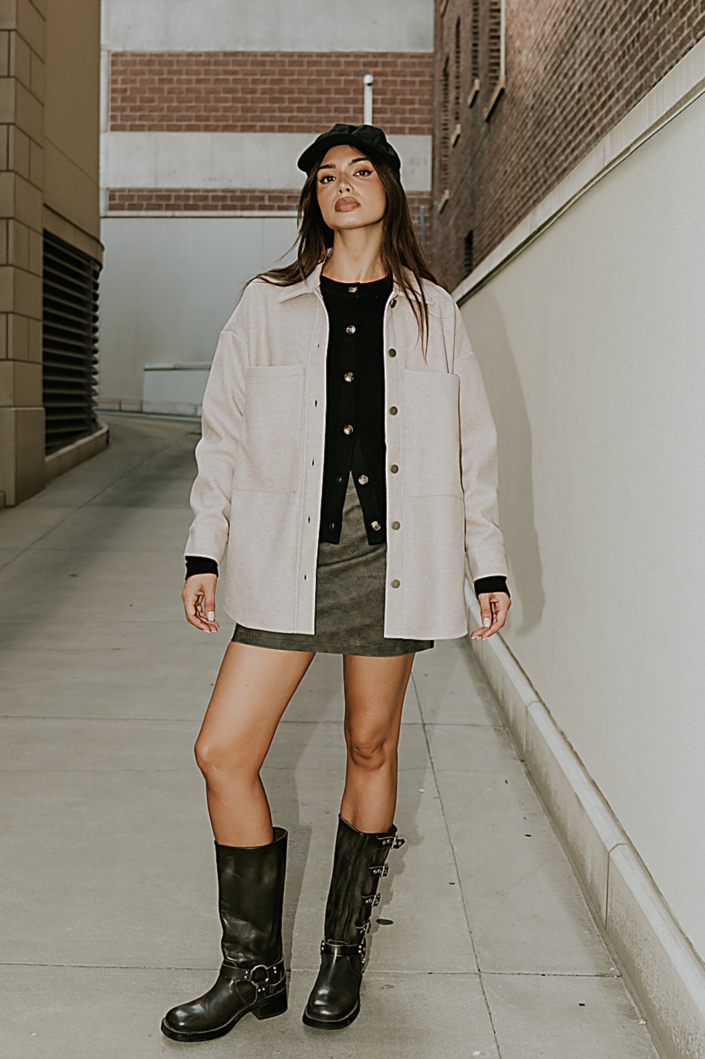 Bennie Oversized Shacket - FINAL SALE