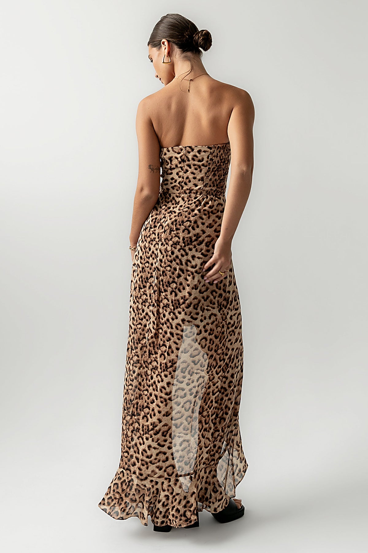 Addison Leopard Maxi Dress