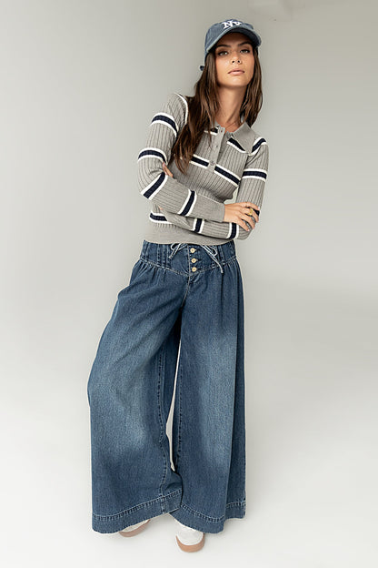 Franny Striped Top - FINAL SALE