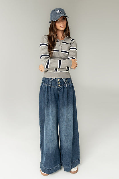 Franny Striped Top - FINAL SALE