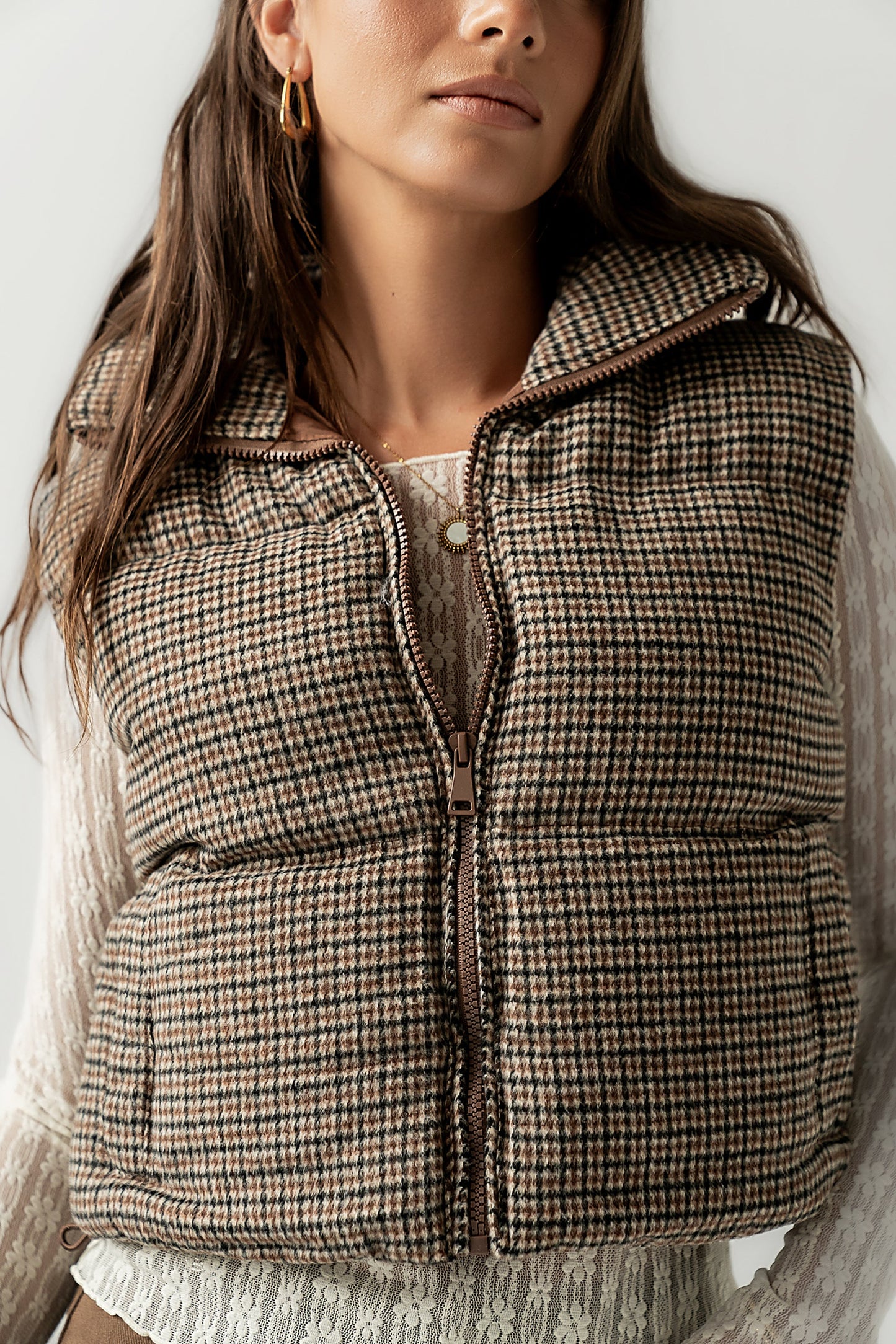 Brielle Puffer Vest in Black - FINAL SALE