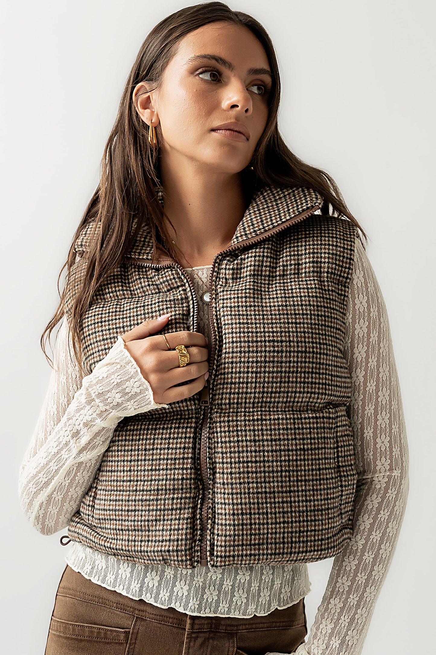 Brielle Puffer Vest in Black - FINAL SALE