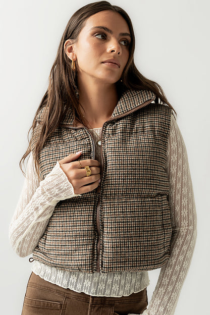 Brielle Puffer Vest in Black - FINAL SALE