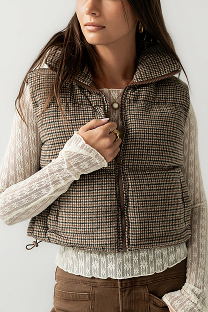 Brielle Puffer Vest in Black - FINAL SALE