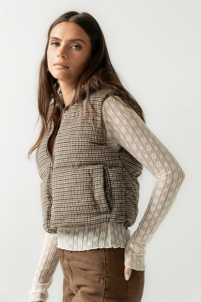 Brielle Puffer Vest in Black - FINAL SALE