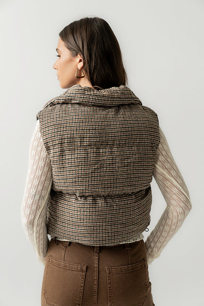 Brielle Puffer Vest in Black - FINAL SALE