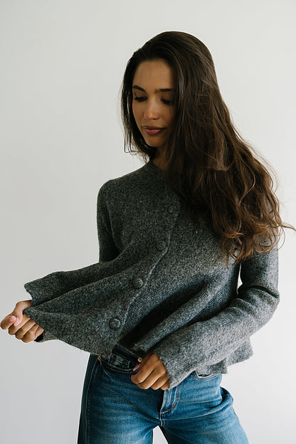 Ally Peplum Sweater - FINAL SALE