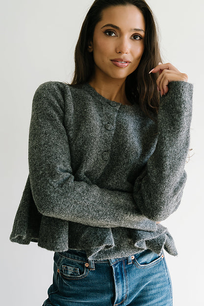 Ally Peplum Sweater - FINAL SALE