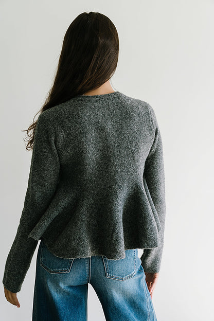 Ally Peplum Sweater - FINAL SALE