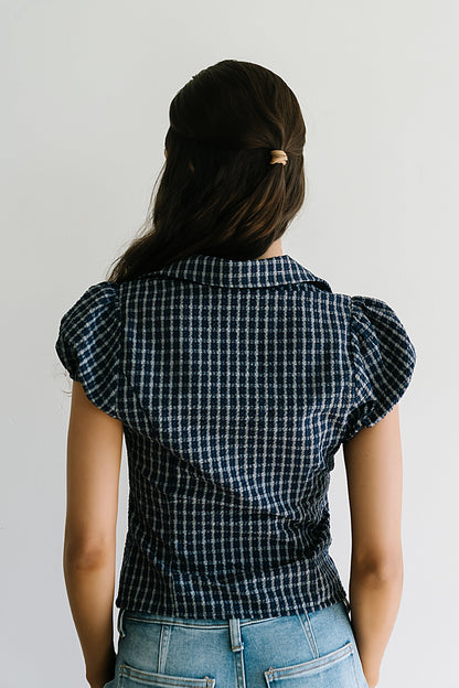 Bethany Plaid Blouse - FINAL SALE