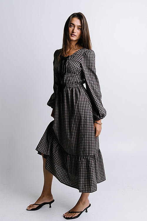 Anista Anne Maxi Dress in Black