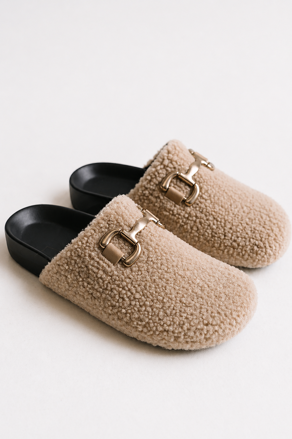 Azalea Clogs in Beige - FINAL SALE