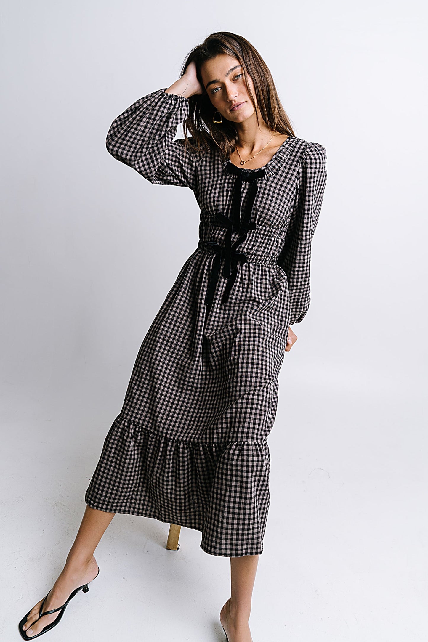 Anista Anne Maxi Dress in Black