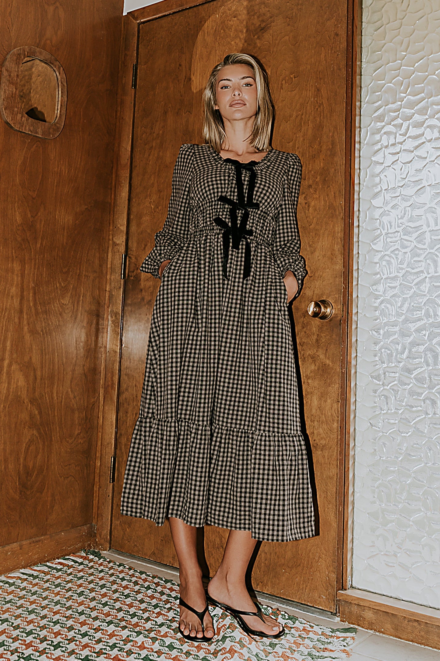 Anista Anne Maxi Dress in Black
