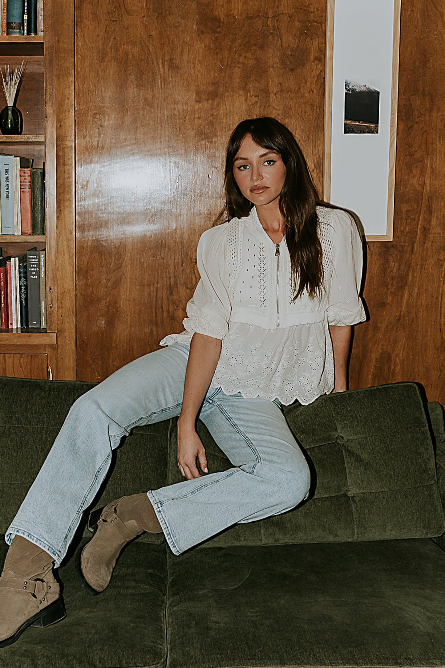 Corey Embroidered Sweater - FINAL SALE
