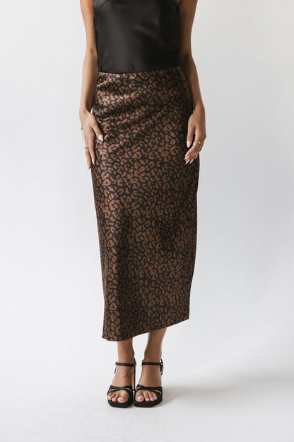 Camille Leopard Maxi Skirt - FINAL SALE