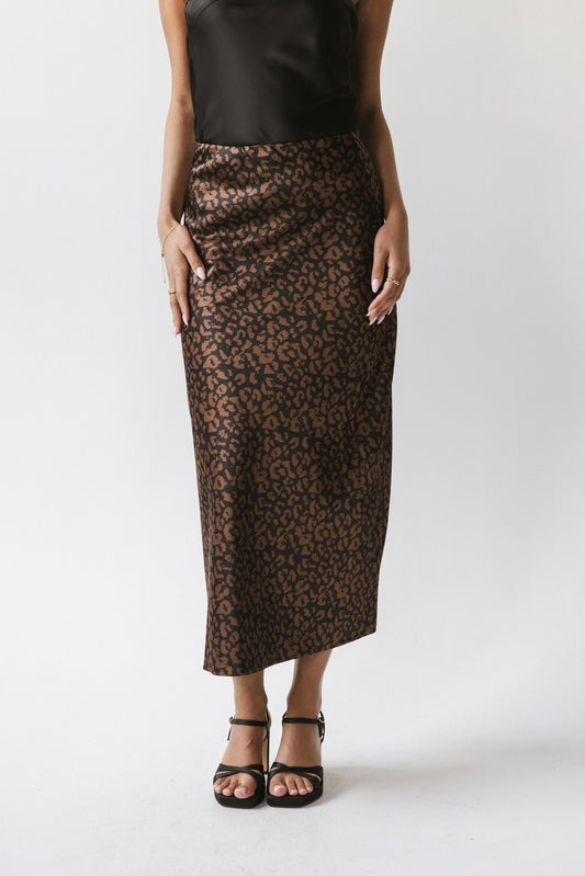 Camille Leopard Maxi Skirt - FINAL SALE