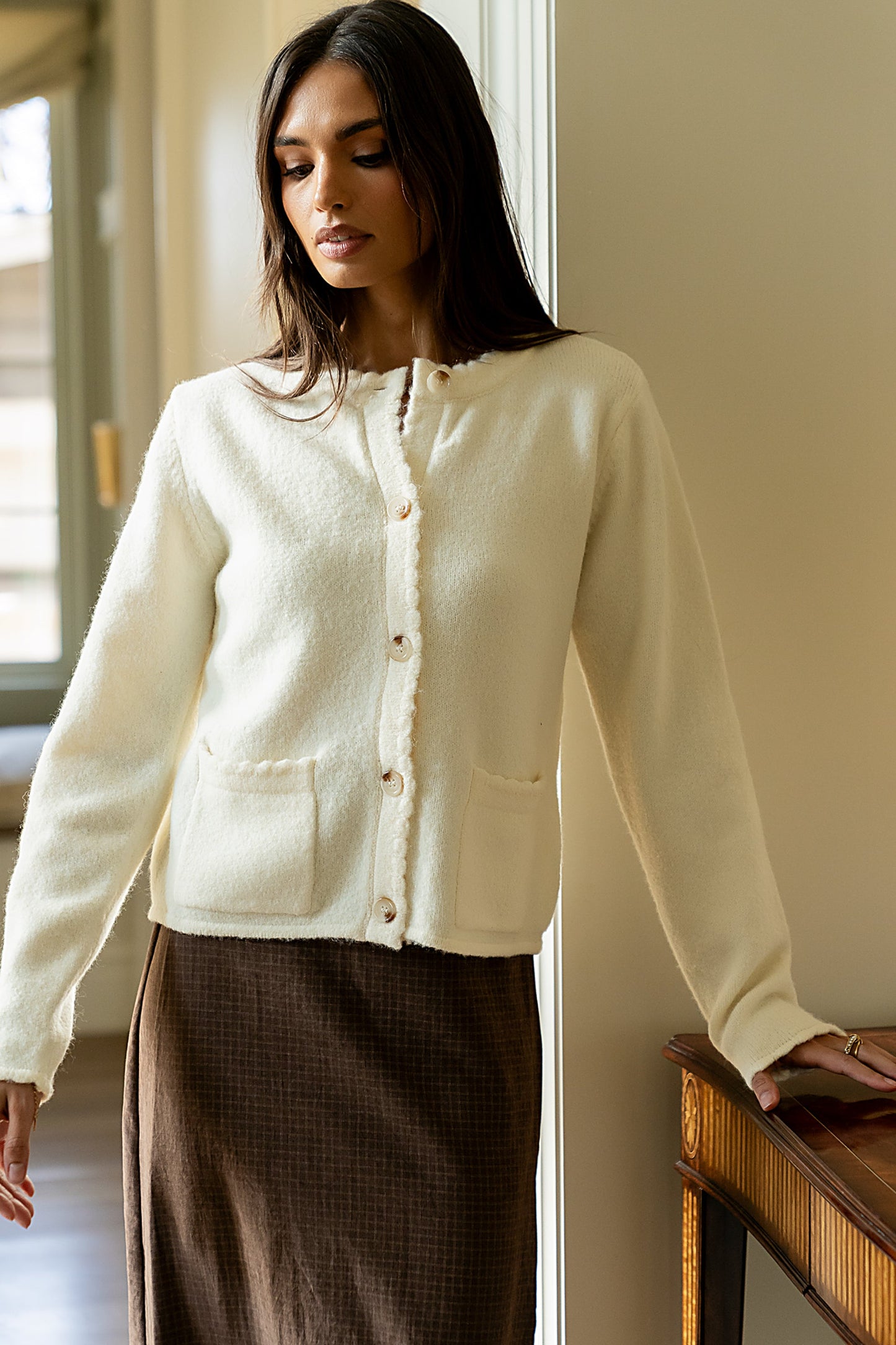 Brittany Button Up Sweater - FINAL SALE