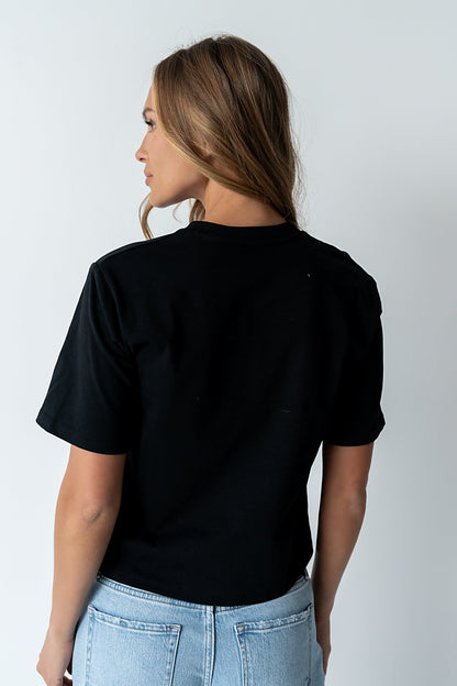 Buckley Knot Top in Black - FINAL SALE