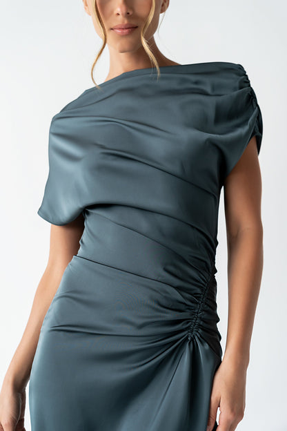 Gigi Ruched Maxi Dress - FINAL SALE