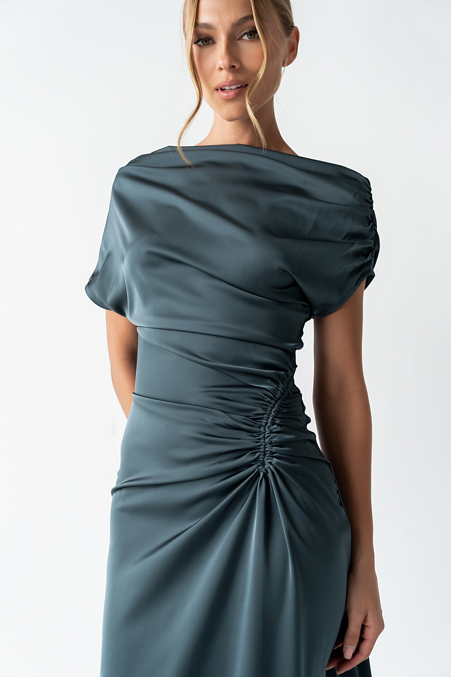 Gigi Ruched Maxi Dress - FINAL SALE