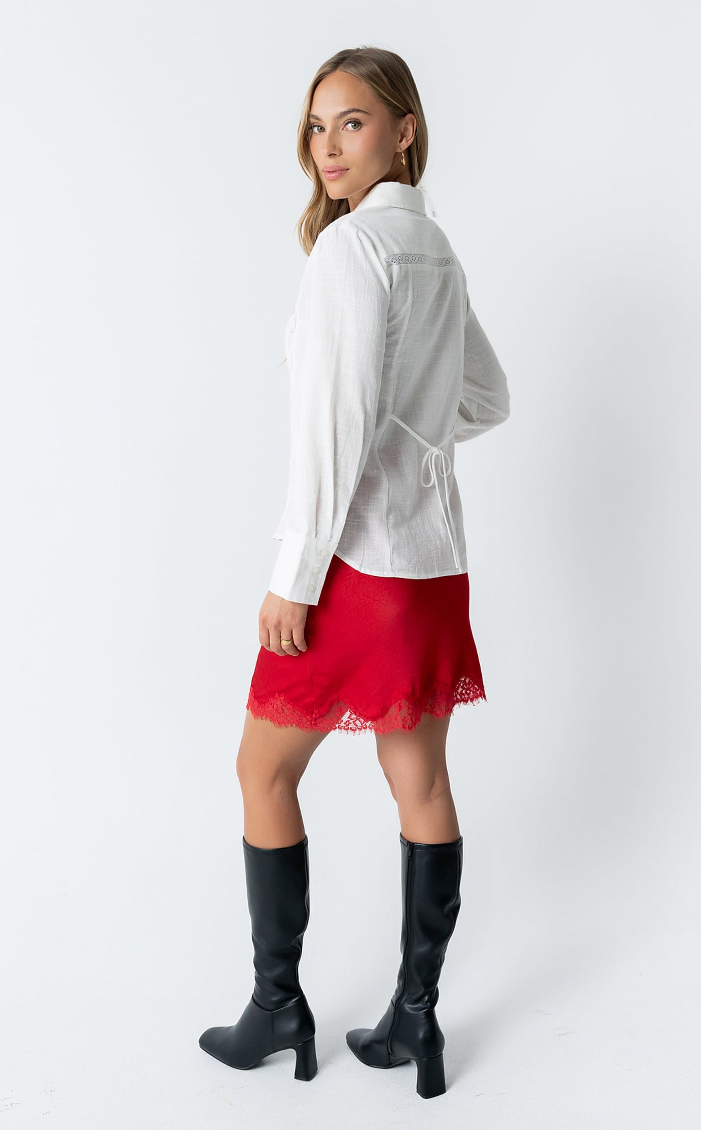 Carlie Sheer Button Up - FINAL SALE