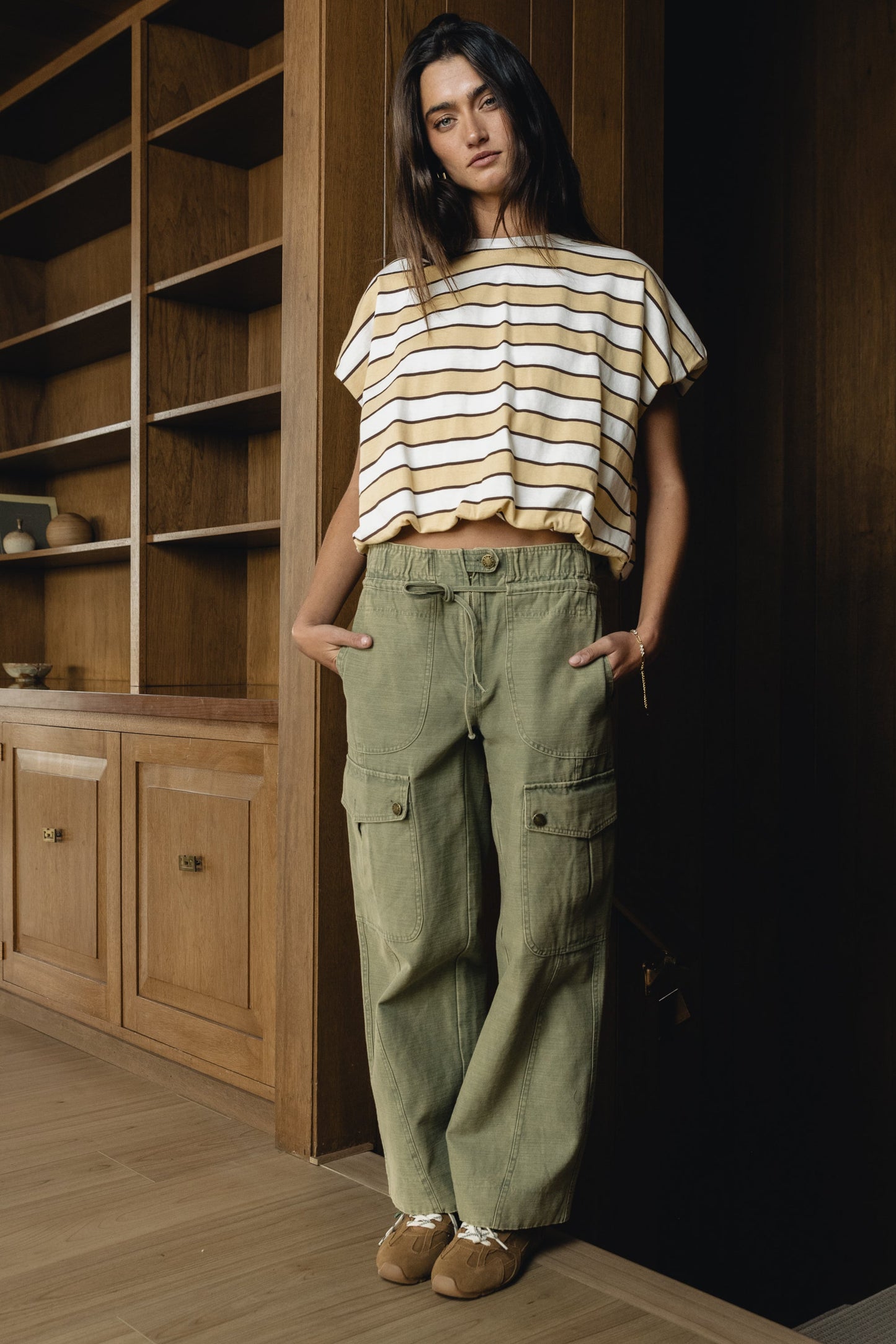 Ellie Striped Bubble Top - FINAL SALE
