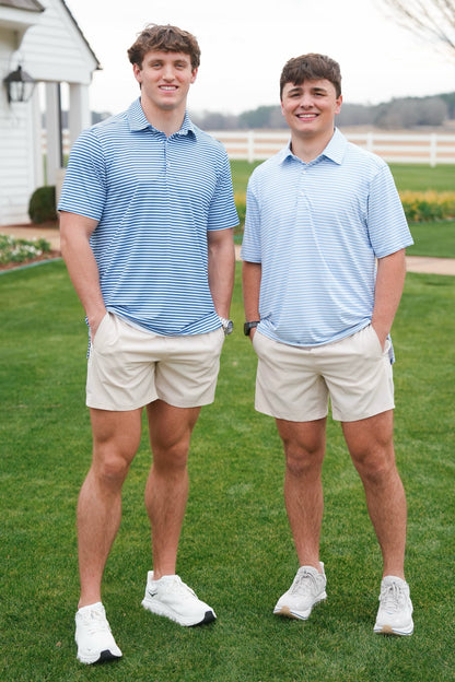 Meripex Striped Performance Polo