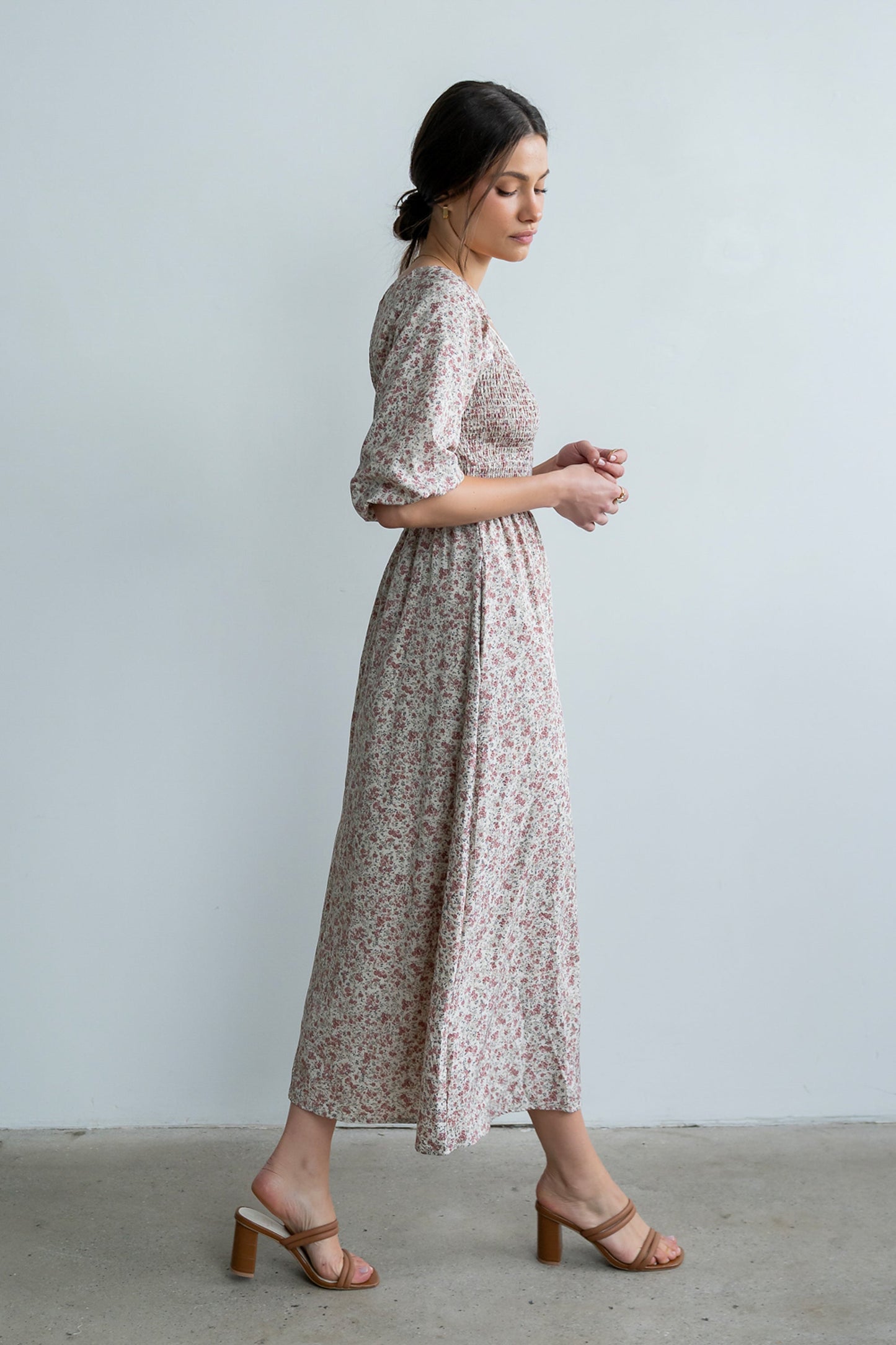 Darcey Smocked Maxi Dress