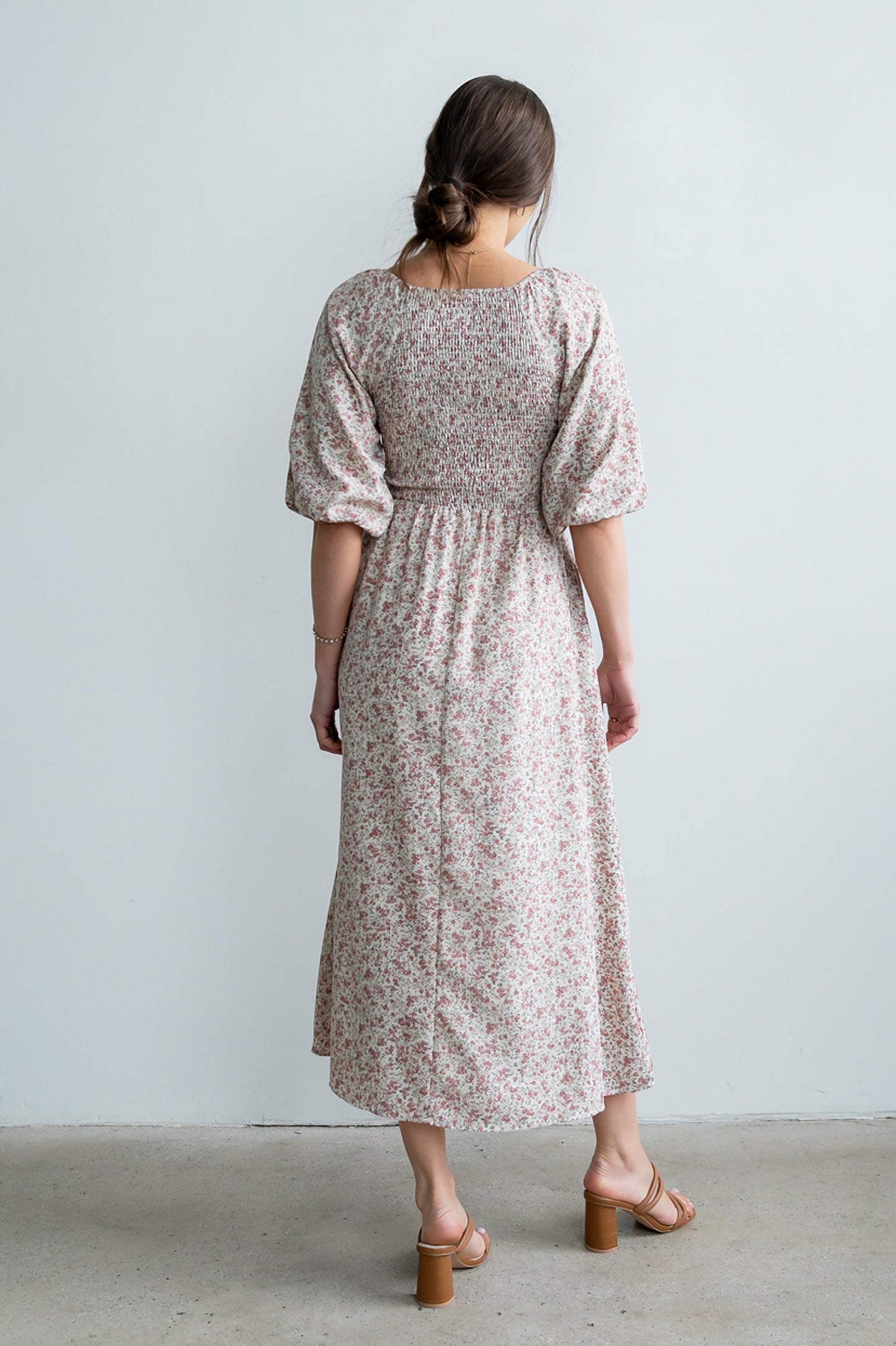 Darcey Smocked Maxi Dress