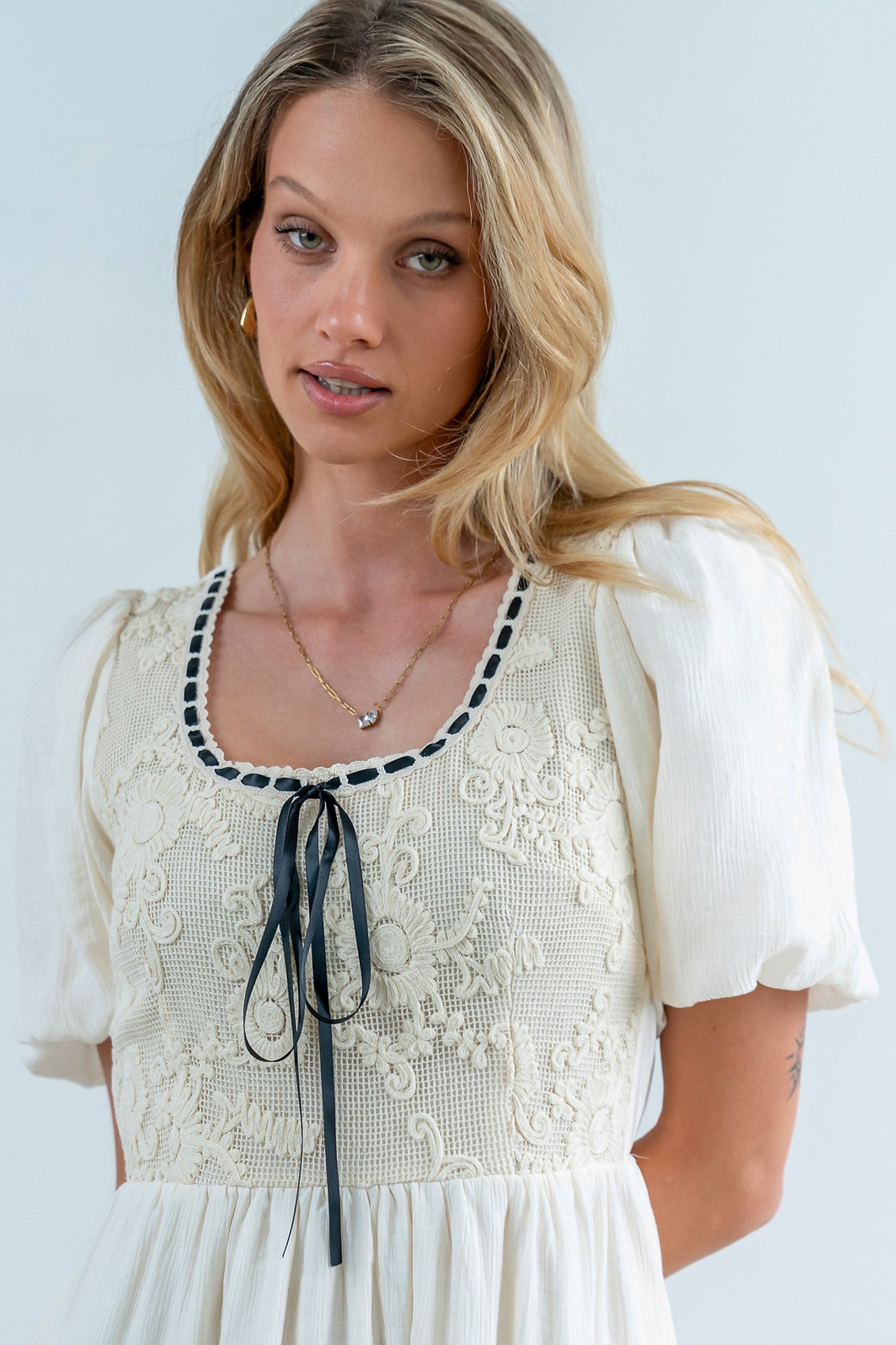 Camryn Embroidered Maxi Dress