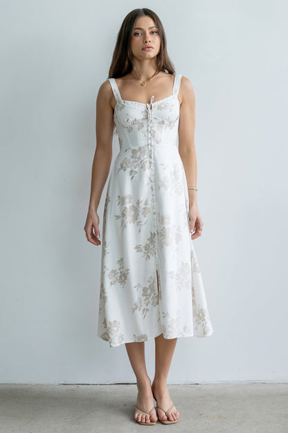 Brandy Floral Midi Dress