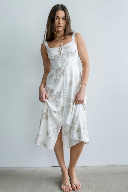 Brandy Floral Midi Dress